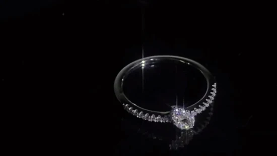 Jóias de moda personalizadas elegantes, acessórios femininos, joias de prata 925, pedras preciosas, diamante, zircão, pedra de noivado, anéis de casamento, fábrica, atacado
