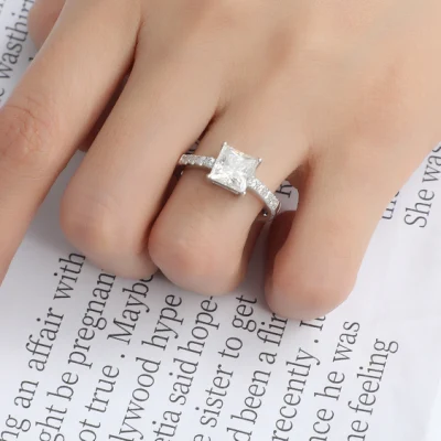 Acessórios de moda Bijuterias Personalizadas Prata Esterlina 925 O Seal Piston D Sealing Casamento Anel de noivado de dedo