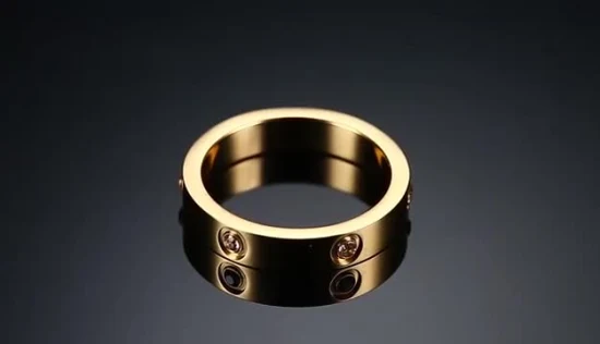 Acessórios de joias de pérola de alta qualidade anel de ouro com tamanho ajustável